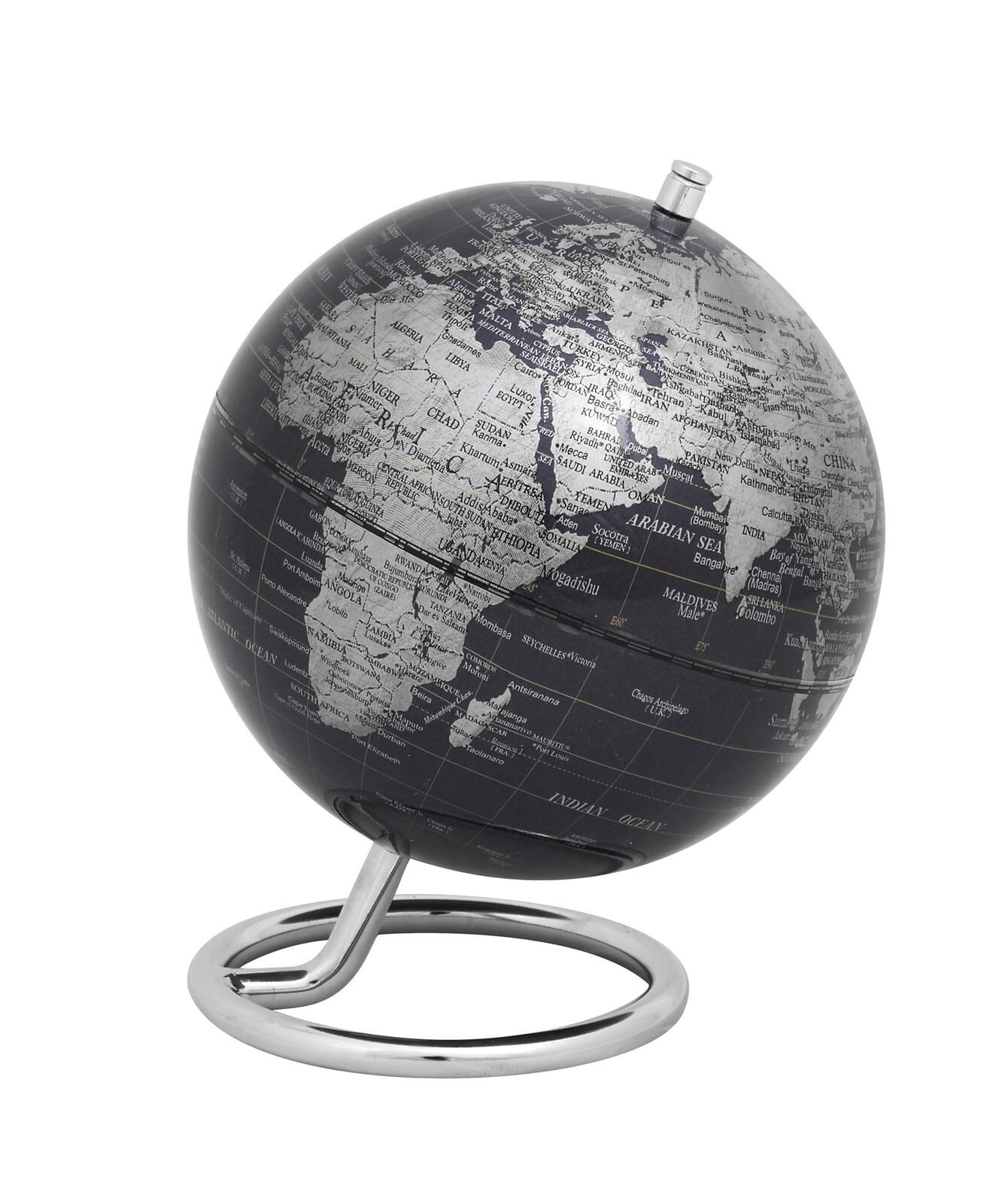 TROIKA® Globus GALILEI schwarz/silber G1304-BKSI/CH