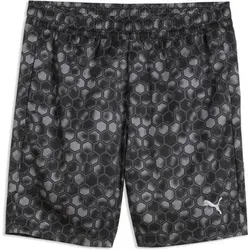 PUMA Kinder Freizeit / Mode Sommer GJ Shorts Shorts Ki TAD ESS AOP Woven Shorts B, Größe 128 in Schwarz Schwarz