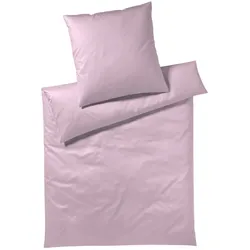 Elegante Mako-Satin Bettwäsche »Solid« Rose 6800-15 Kissen 40x80 cm