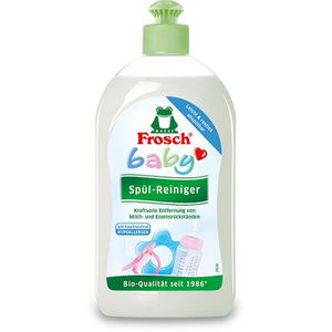 Frosch Spülmittel Spül-Reiniger Baby, Bio-Qualität, hypoallergen, sensitiv, pH-hautneutral, Flasche, 500ml
