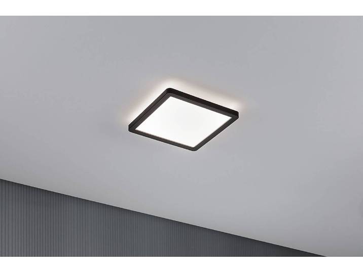 Plafonnier Atria Shine 19 x 19cm Noir/Noir Polycarbonate LED Module LED