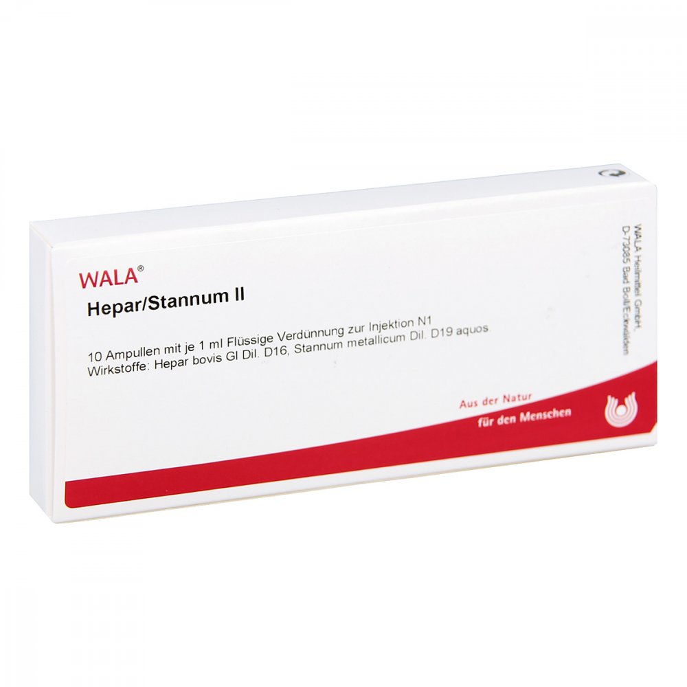 WALA Heilmittel GmbH Hepar Stannum Ii Ampullen 01223653