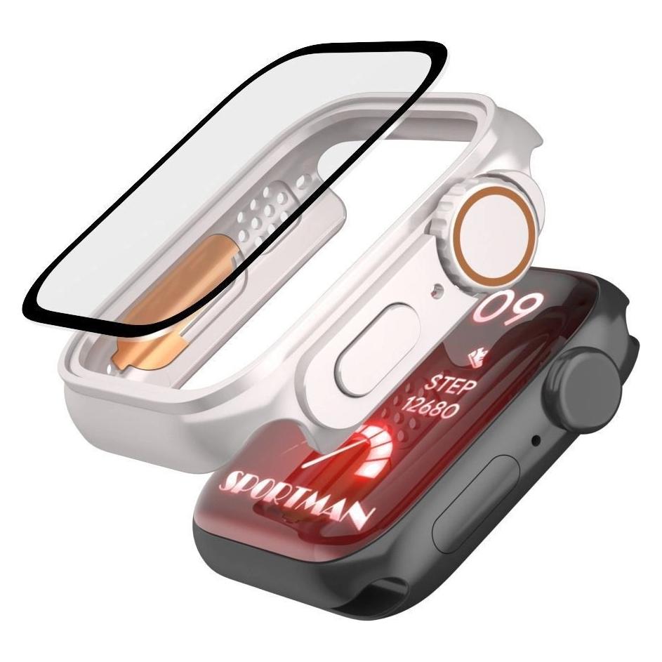 Tech-Protect Defense360 Case for Apple Watch 46mm - Black - Orange (26649-0)