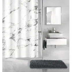 Kleine Wolke Duschvorhang Marble Anthrazit 120x200 cm