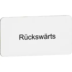 ABB MA8-1057 Beschriftungsschild “Rückwärts“, Kunststoff alufarben CombiLine Modular und -Compact 1SFA611932R1057