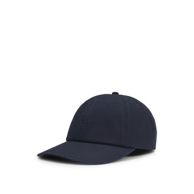 Baseball Cap BOSS "BOSS Connect", Herren, blau (dunkelblau 404), Twill, Baumwolle, unifarben, Caps, mit Logostickerei, Baumwoll-Twill, unisex