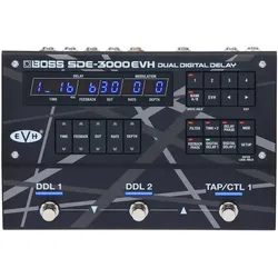 BOSS (Electronics) SDE-3000EVH (Gitarre), Effektpedal, Schwarz