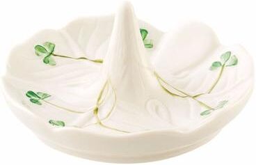 Belleek Pottery Belleek Shamrock Ring Holder - Ivory