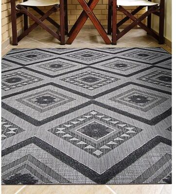 Dream Decor Rugs Ravine Wonderment Gray Indoor/Outdoor Area Rug