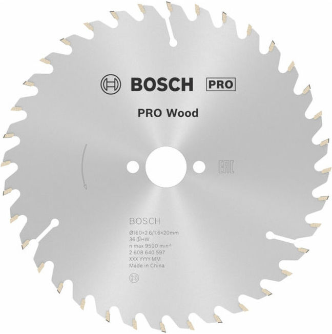 Lame de scie circulaire BOSCH Optiline Wood (2608640597)