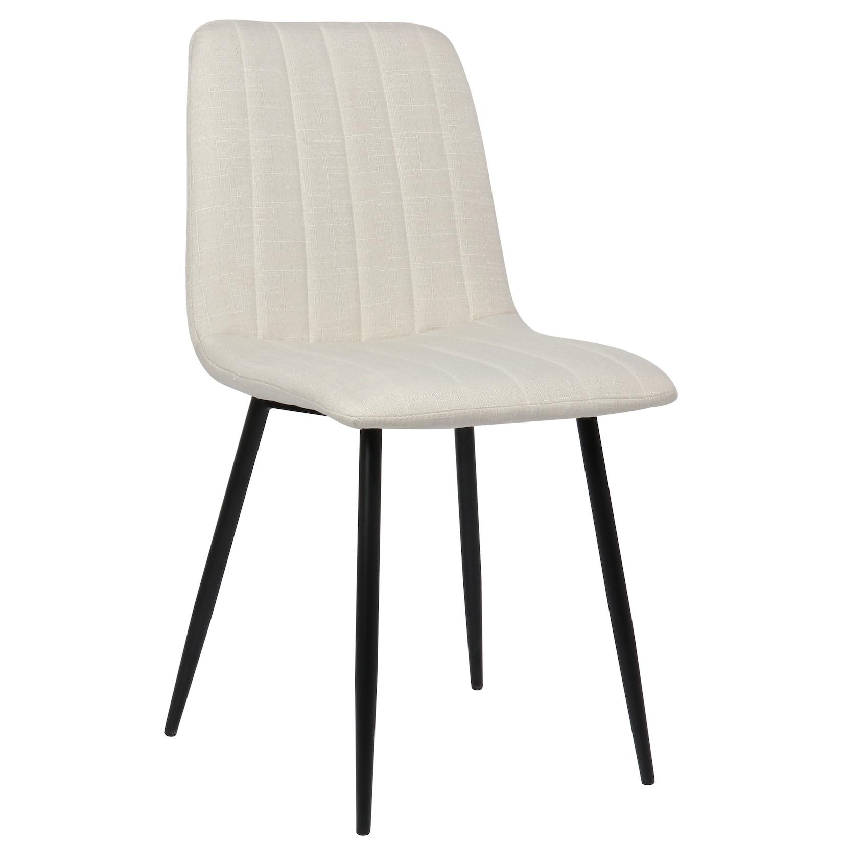 CLP Stuhl Dijon Stoff Farbe: creme, Material: Stoff