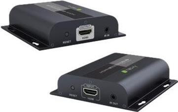 Techly AV-zender en -ontvanger IDATA-EXTIP-383V4, 1920 x 1080 pixels, 120 meter, Zwart