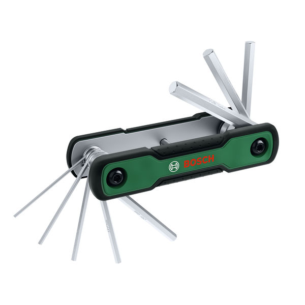 Bosch Handwerkzeuge Klappbares 8-in-1-Sechskantschlüssel-Set 1 600 A03 9L7