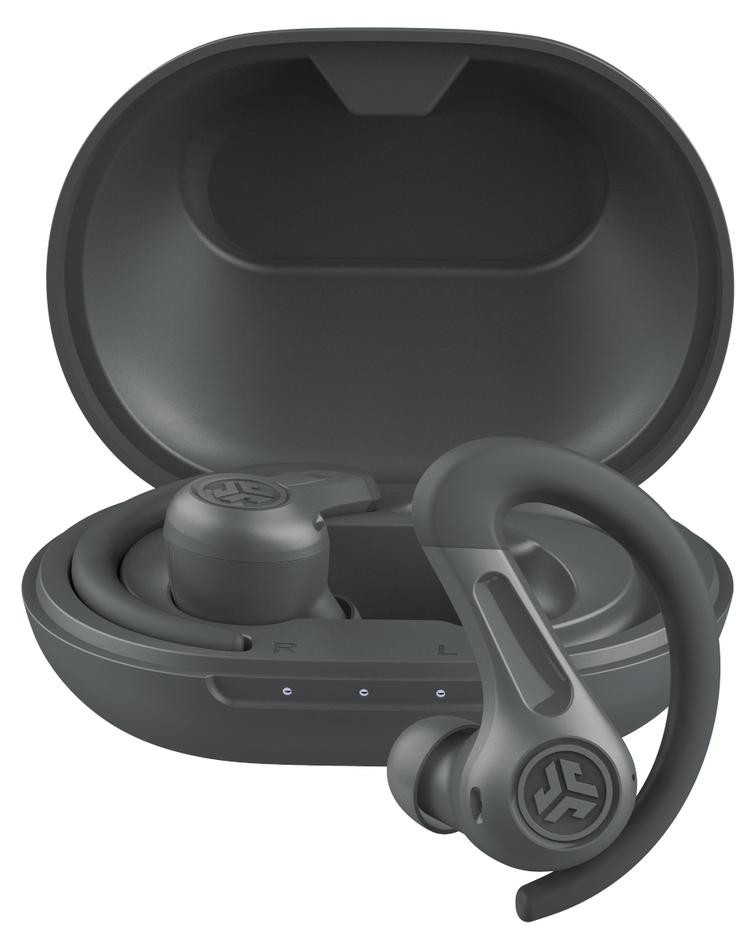 JLab Sport True Wireless Stereo Bluetooth Koptelefoon met Microfoon - Grijs