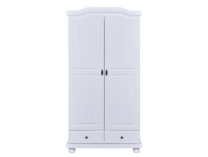 Drehtürenschrank LENNARD 104 x 198 cm weiß