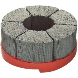 Lessmann, Bürstenwerkzeug, Tellerbürste HFB Ø 150 mm Bohrung Keramikkorn Körnung 80 2500 min-1