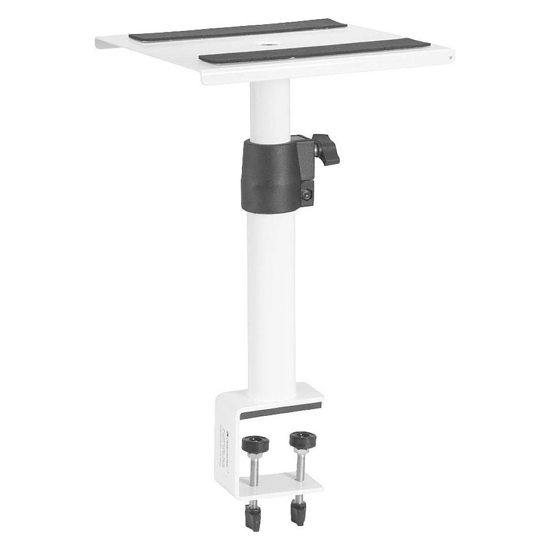 Omnitronic TMO-2 Monitorständer weiss (1 Stk., Ständer, Höhenverstellbar) (60004211)