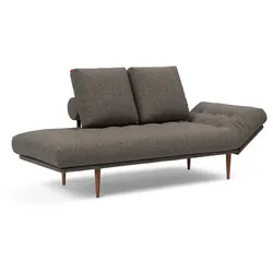 INNOVATION LIVING Schlafsofa Rollo Styletto Stoff Dark Grey