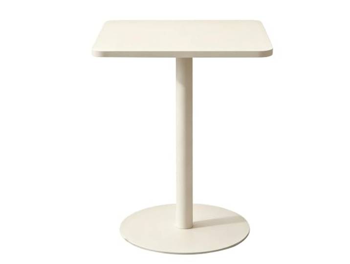 Gaommini Quadratischer Tisch Getränke-Beistelltisch Frühstücks-Esstisch Bartisch für Bistro, Cocktailküche, Wohnzimmer, hoher Tisch(48x48x72cm)