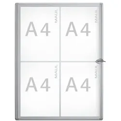 MAUL Schaukasten für den Innenbereich »Maulextraslim 6820408« transparent, 49x65.1x3.1 cm
