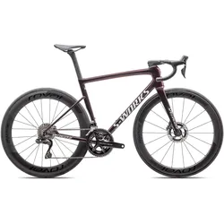 Specialized S-Works Tarmac SL8 Shimano Dura-Ace Di2 Gloss Solidity/Red To Black Pearl/Metallic White Silver, Rahmenhöhe 44