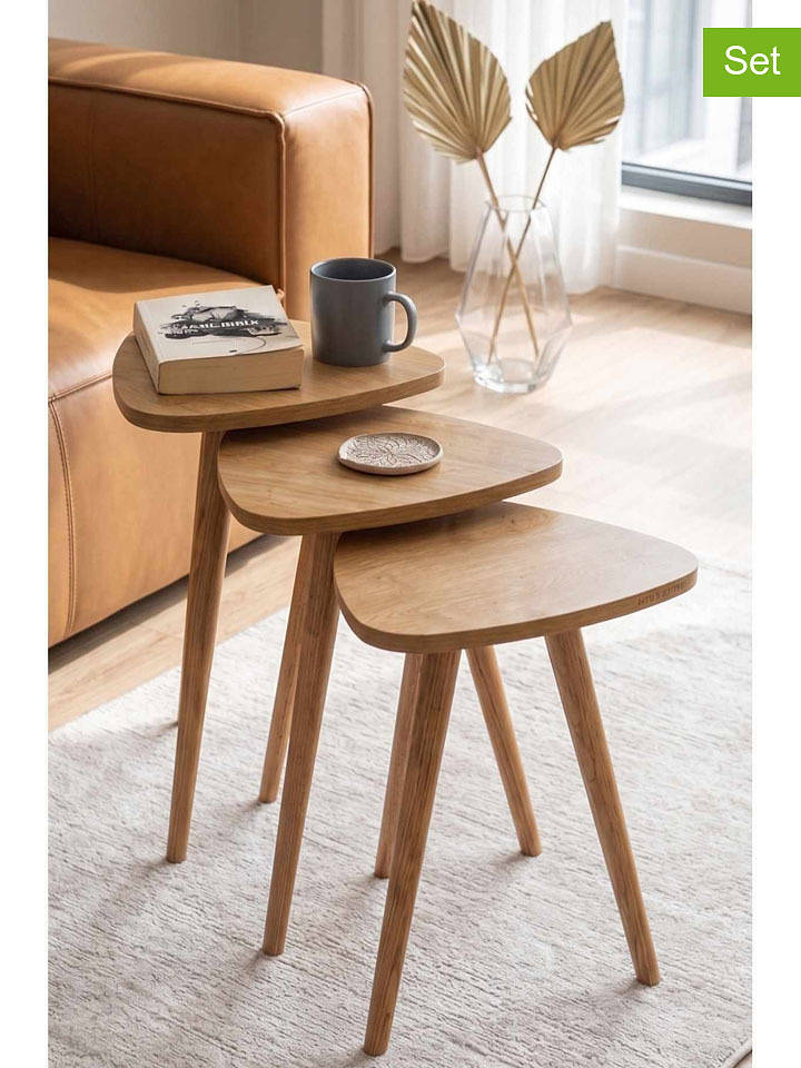 Scandinavia Concept Dreisatztisch ''Peka452'' in Hellbraun - onesize