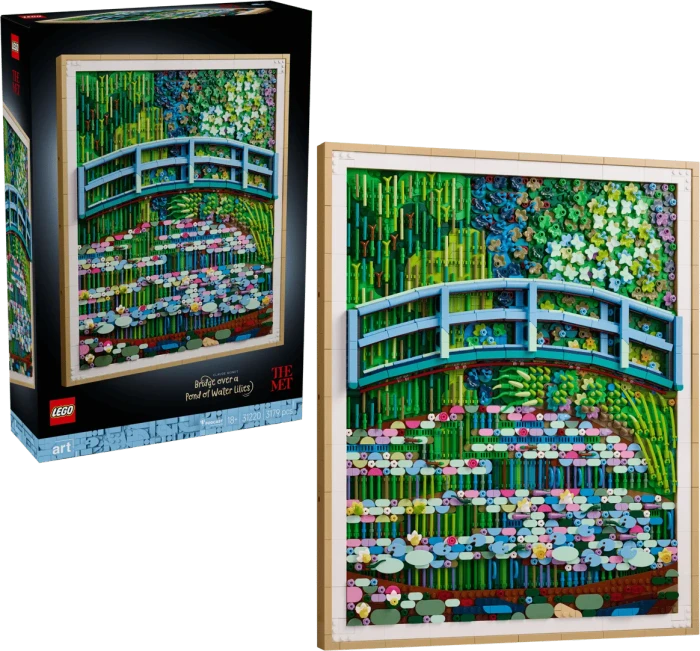 LEGO Art 31220 Claude Monet - Brücke über einen Seerosenteich