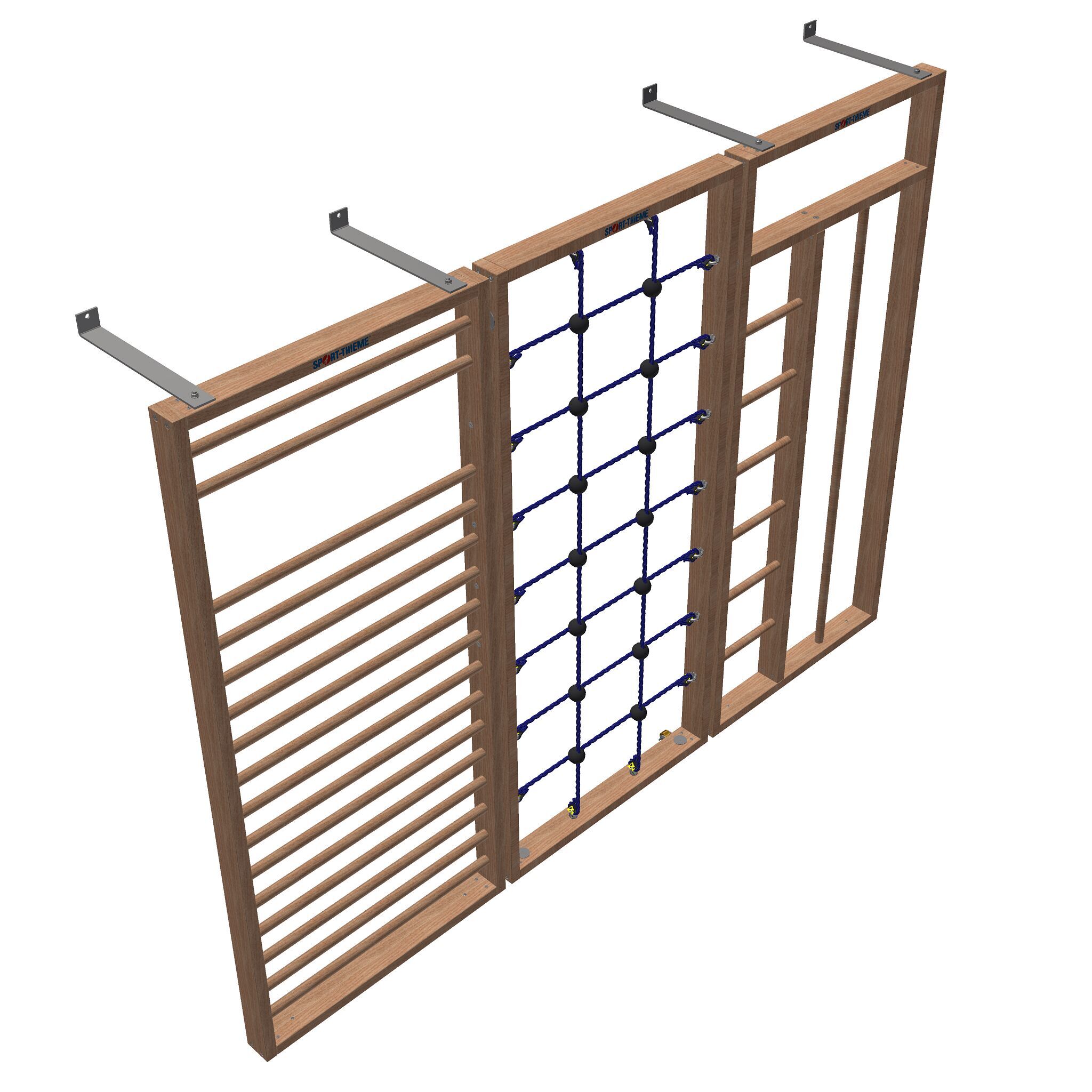 Sport-Thieme Turnwand-Kombination "TuWa Kletterwand 3", Ohne Fallschutzmatten