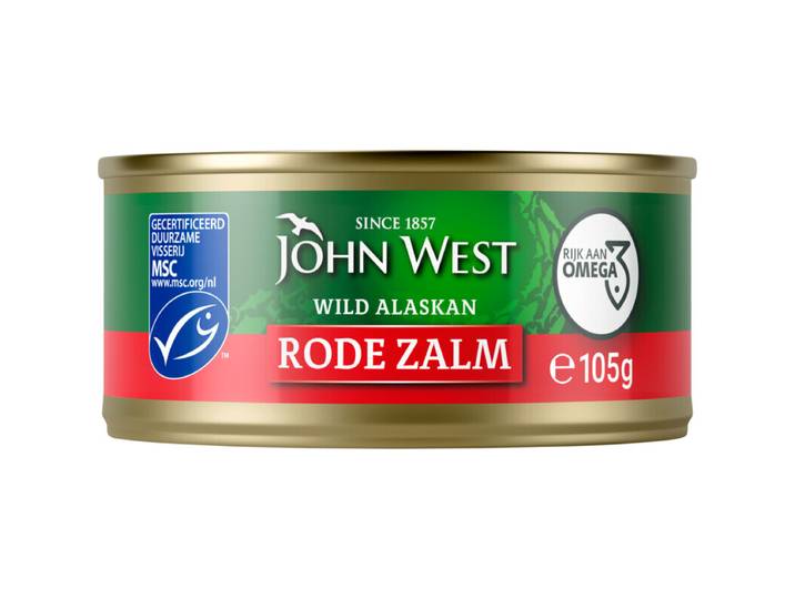 John West MSC Wilde Alaskaanse Rode Zalm - 105 g