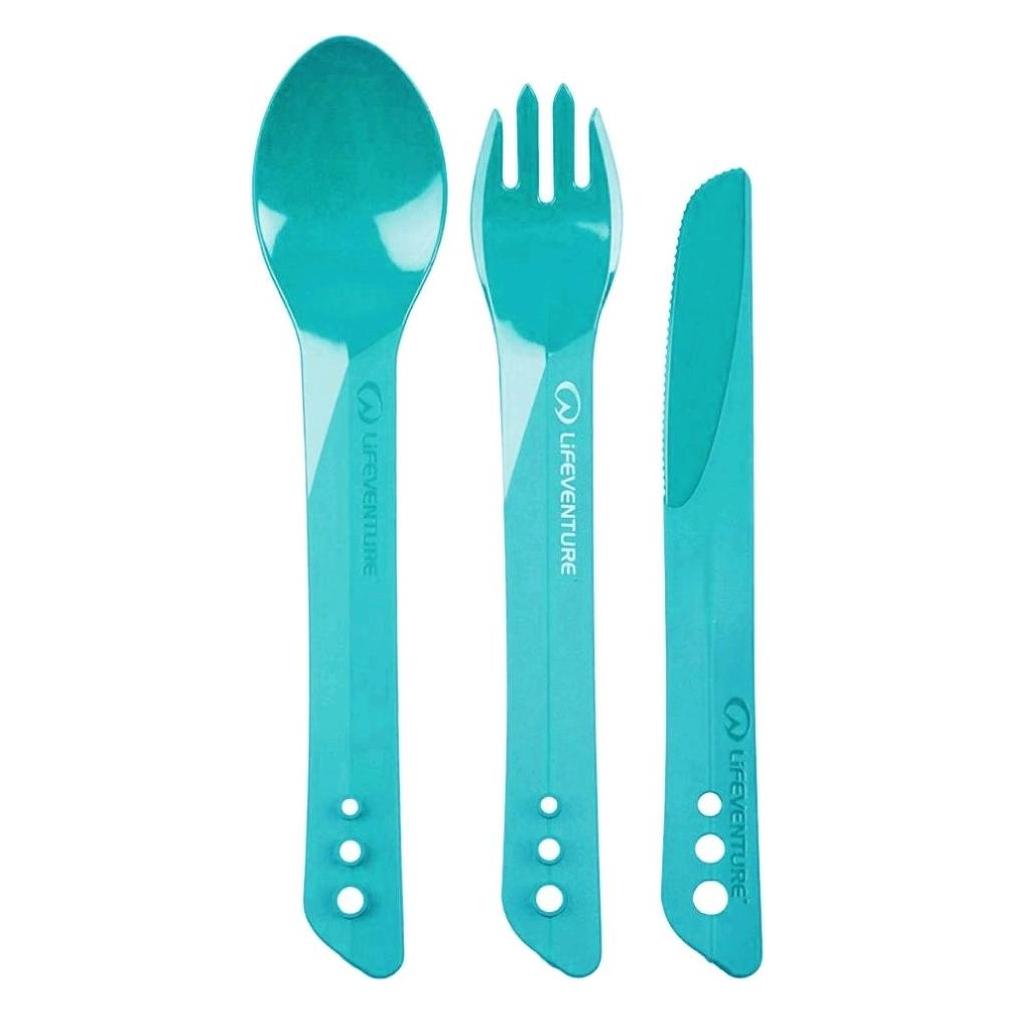 Lifeventure Ellipse Cutlery Set, Teal (75015)