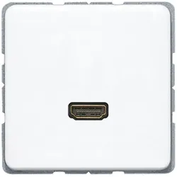 JUNG, Steckdose, Multimediadose HDMI alpinweiss MA CD 1112 WW