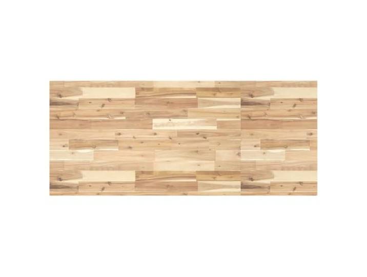 KGTKGTYER Tischplatte 140x60x4 cm Akazie Massivholz Unbehandelt Robustes Massivholz, Vielseitig verwendbar, Einzigartige Maserung