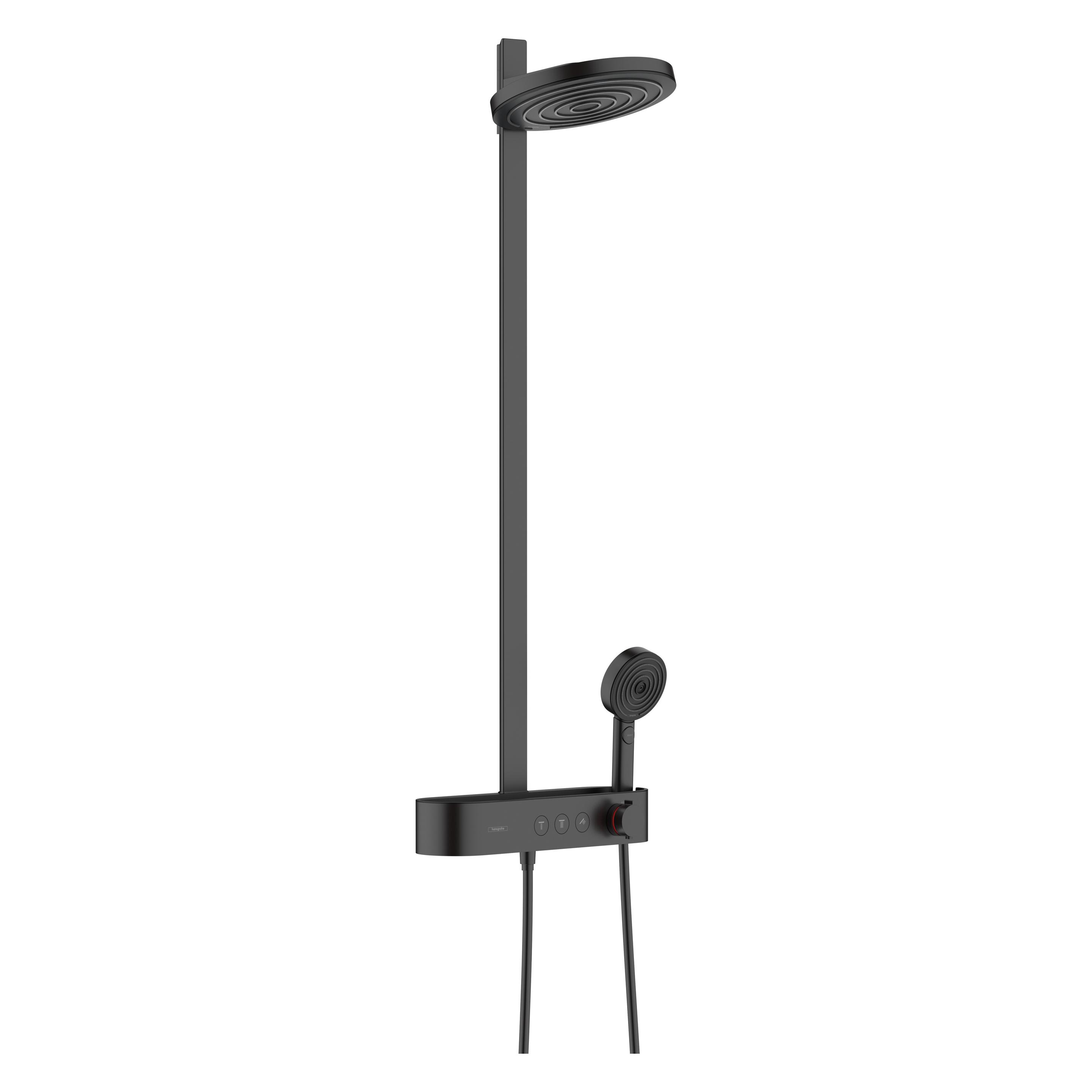 hansgrohe HG Showerpipe PULSIFY 260 2jet m Brausetherm. EcoSm Version mattschwarz (24241670)