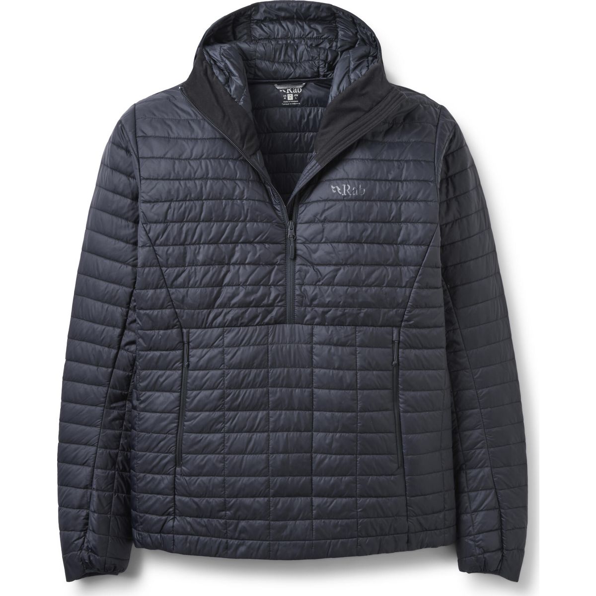 Rab Microlighter Pullover Hoody black (BLK) XL QDB-98-BLK-XLG