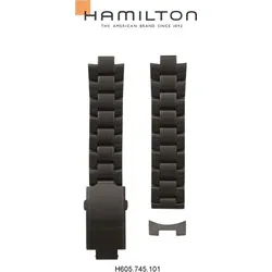 Hamilton - Khaki Sub Ii, Iii Band-set Edelstahl H695.745.101 - schwarz