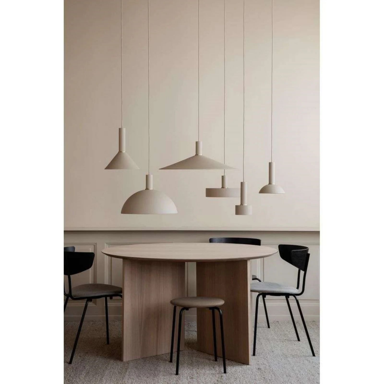Ferm Living Collect Hanglamp Record High in Cashmere - Metaal