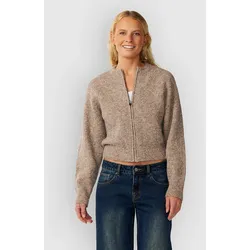 Rip Curl Venture Zip Thru Strickjacke mocha Gr. XXS