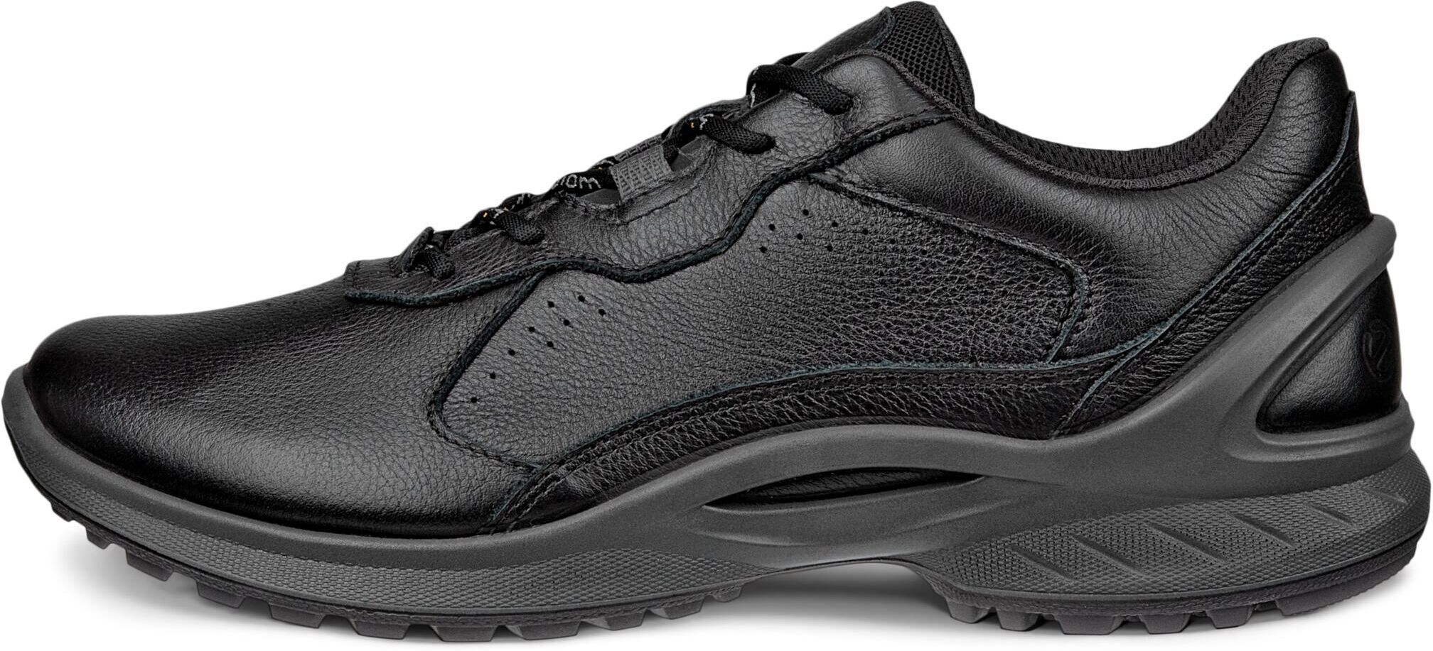 Sneaker ECCO "ECCO BIOM ENERGI", Damen, Gr. 38, Textil, schwarz, Leder, Schuhe Sneaker, Outdoorschuh, Halbschuh, Schnürschuh mit Profilsohle