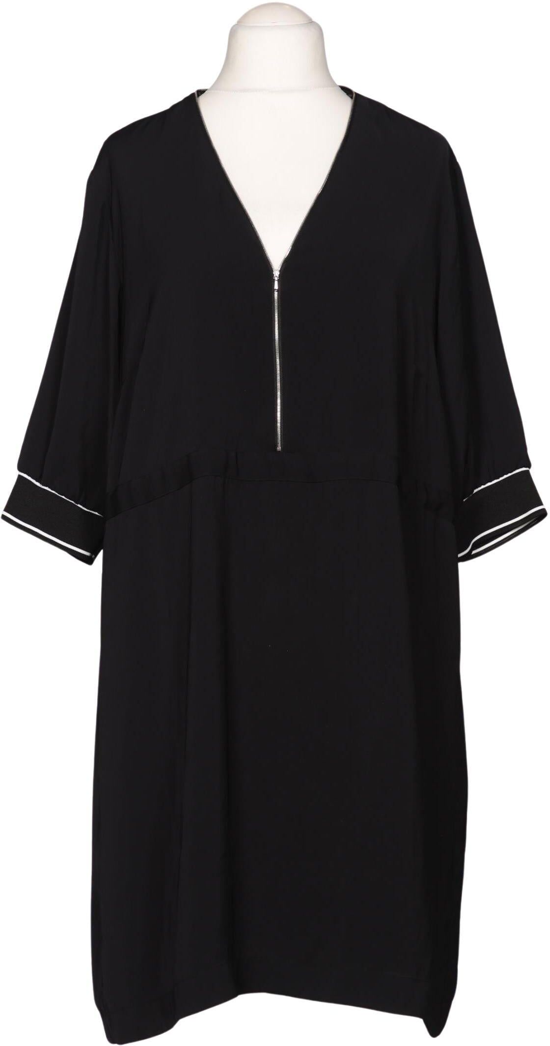 violeta by Mango Damen Kleid, Schwarz, Gr. XL, Synthetik - Second Hand