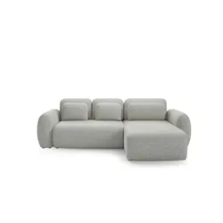 Ecksofa mit Schlaffunktion Falco ¦ grau ¦ Maße (cm): B: 304 H: 95