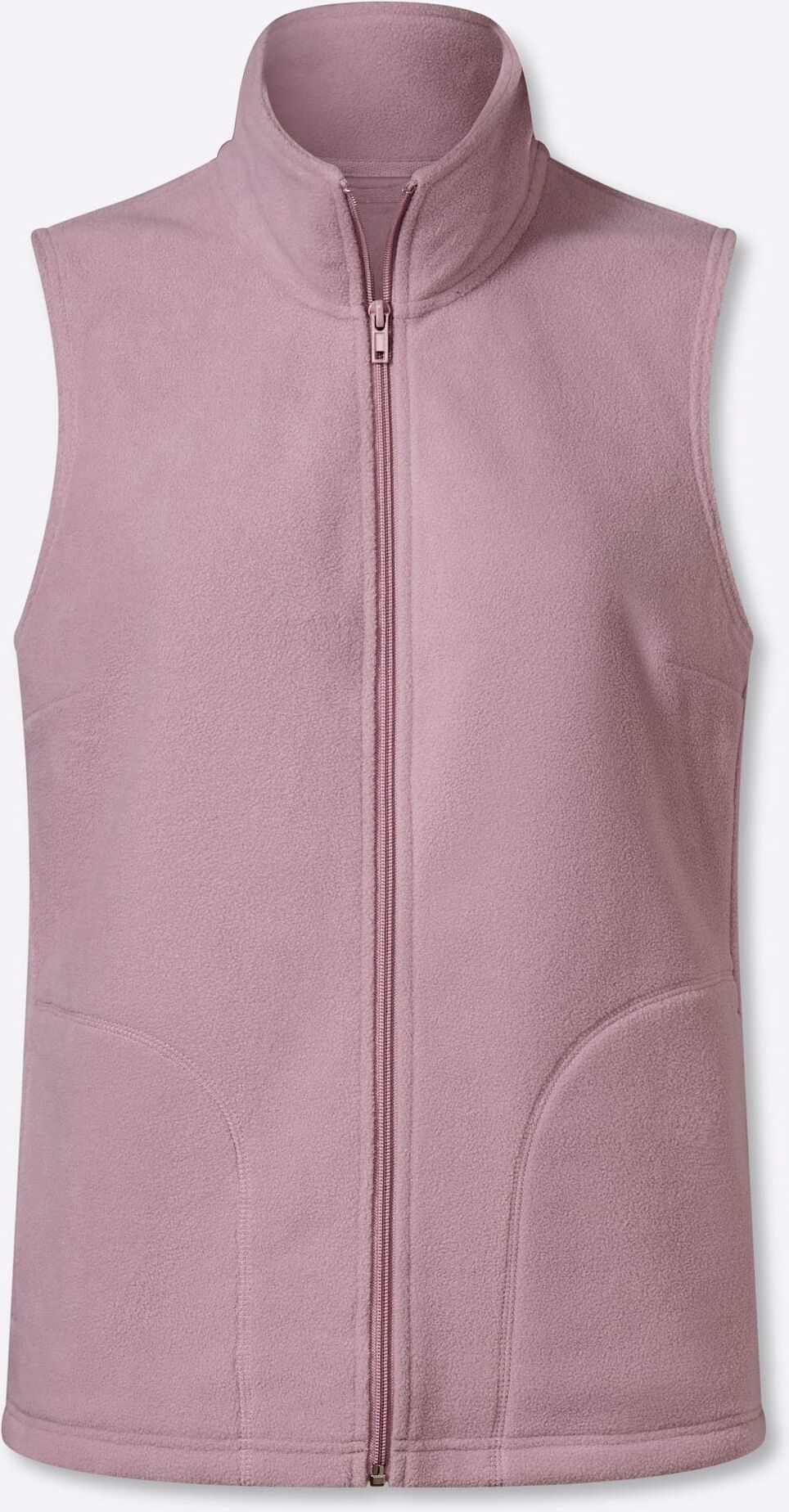 Fleeceweste CLASSIC BASICS, Damen, Gr. 56, mauve, 100% Polyester, Westen Fleeceweste mauve 56
