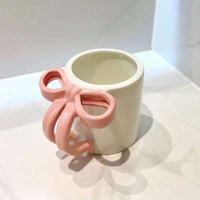 Uplift Picks Luxury Ceramic Toothbrush Cup Set Minimalist His And Hers Bathroom Tumbler pink