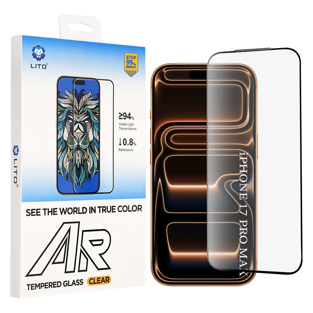Lito - AR SE Panzerglas - iPhone 17 Pro Max / iPhone 18 Pro Max - Schwarz (Apple iPhone 17 Pro Max, Apple iPhone 18 Pro Max) (71815448)