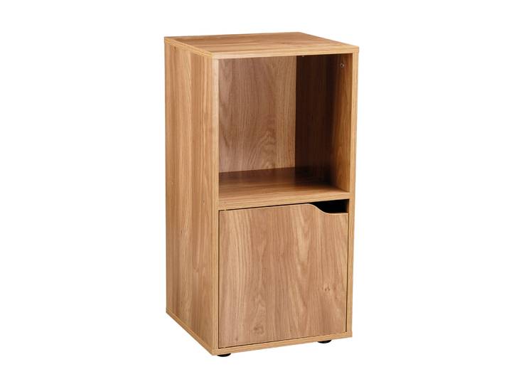 Meuble de rangement STAVRA– 2 cases 1 porte - Blancheporte