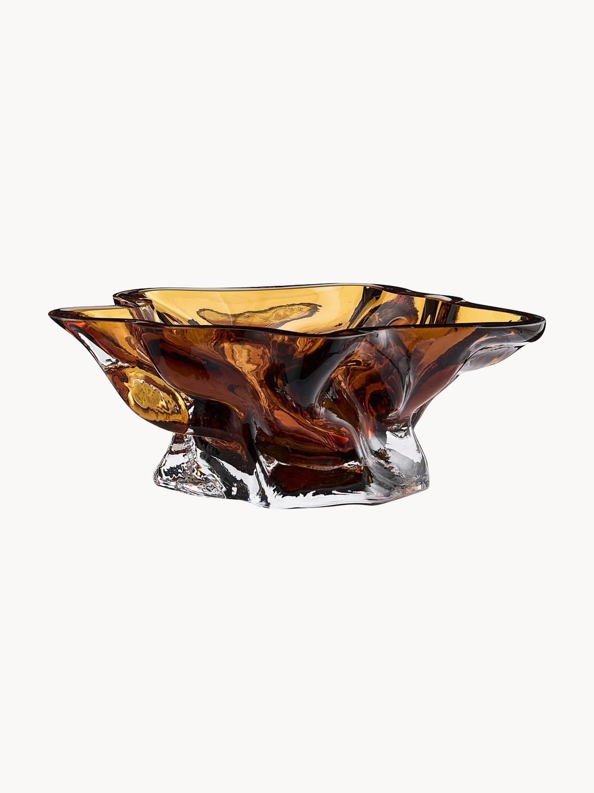 AYTM Vena decoratieschaal Amber