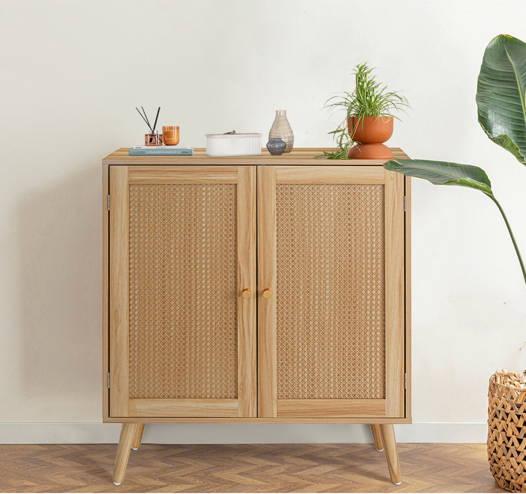 Blue Elephant 80 cm W Sideboard 87.9cm H X 80cm W X 39.9cm D