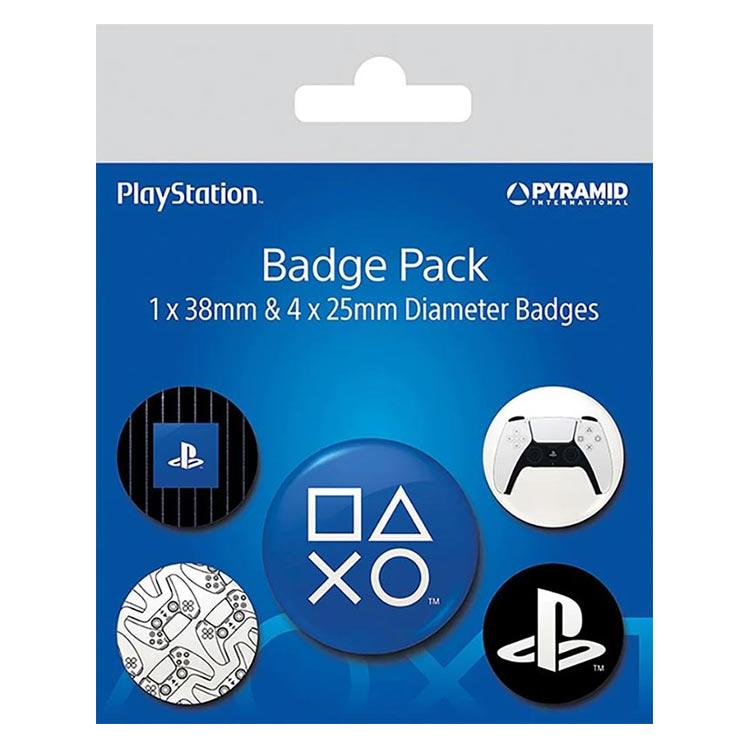 Pyramid PLAYSTATION - Everything to play for - Pack 5 Badges (Playstation Classic) (GADE0031)