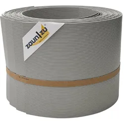 zaun zu® Sichtschutzstreifen Rille 10x Einzelstreifen 2,55m Sichtschutz Steingrau, 10 x 2,55m