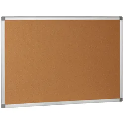 Kork-Pinnwand mit Aluminiumrahmen, 1200 x 900 mm