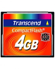 Transcend Flash-Speicherkarte 4 GB 133x CompactFlash (TS4GCF133)